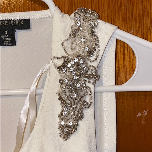 White sparkly dress - Picture 3 of 7